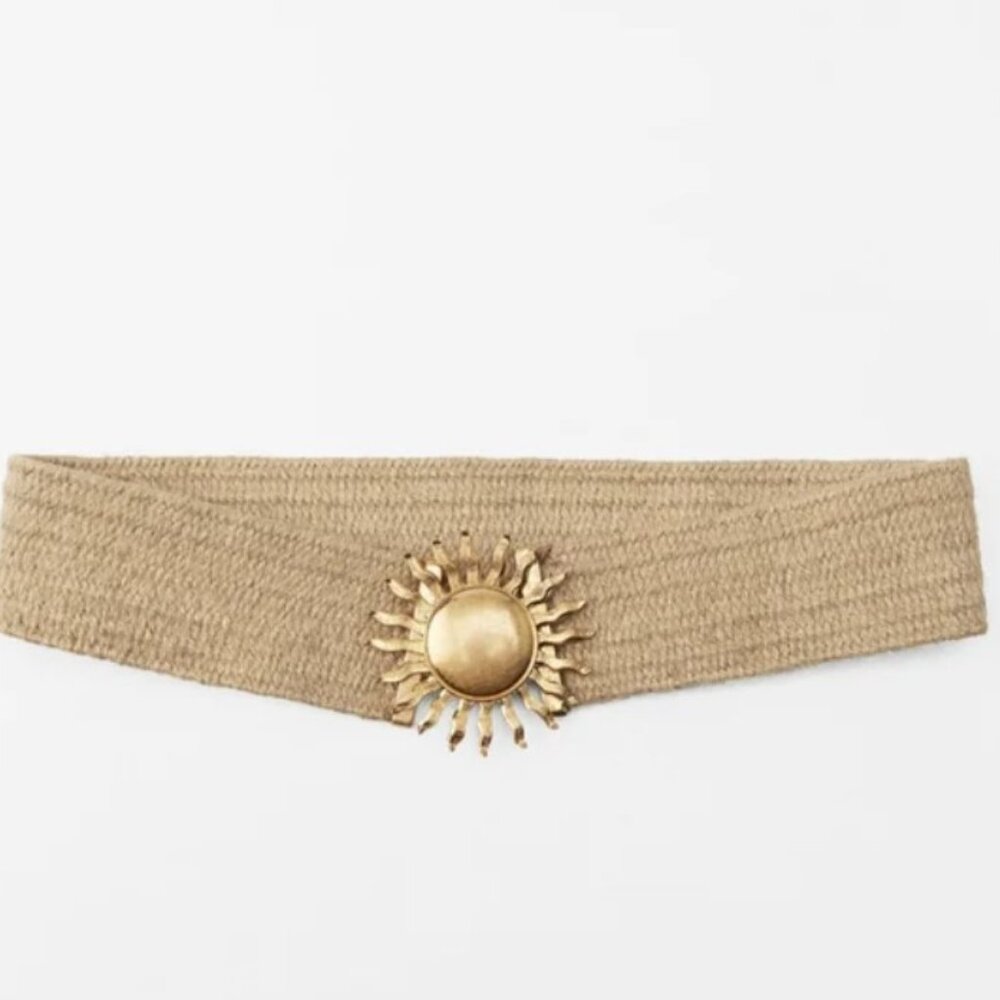 NWT Zara limited edition bohemian Stretchy Sun belt - Picture 6 of 7